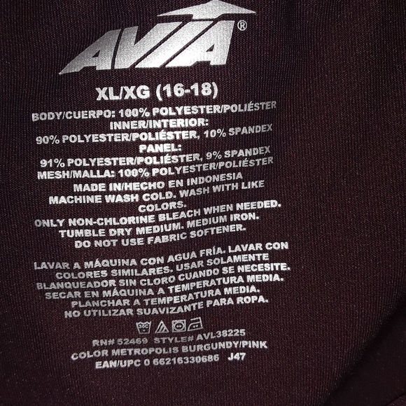 Avia Pink Athletic Shorts Size XL - Picture 2 of 4